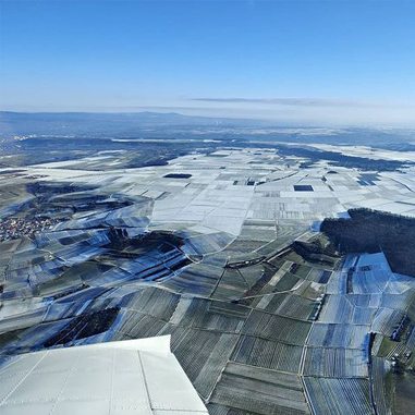 Impressionen aus der Luft von Dross:Air - lokale Rundflüge über Mainz, Ingelheim, Bingen, Worms und Wiesbaden