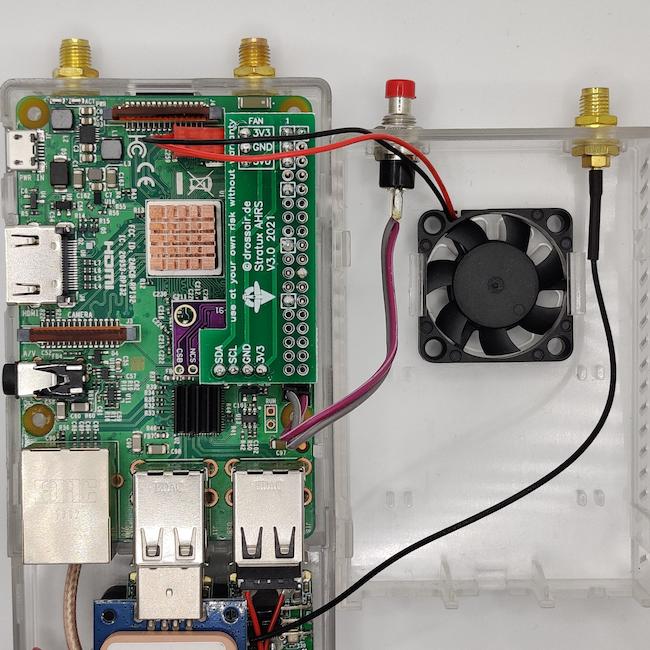 Stratux firmware by Dross:Aviation supports safe shutdown switch for Stratux FLARM